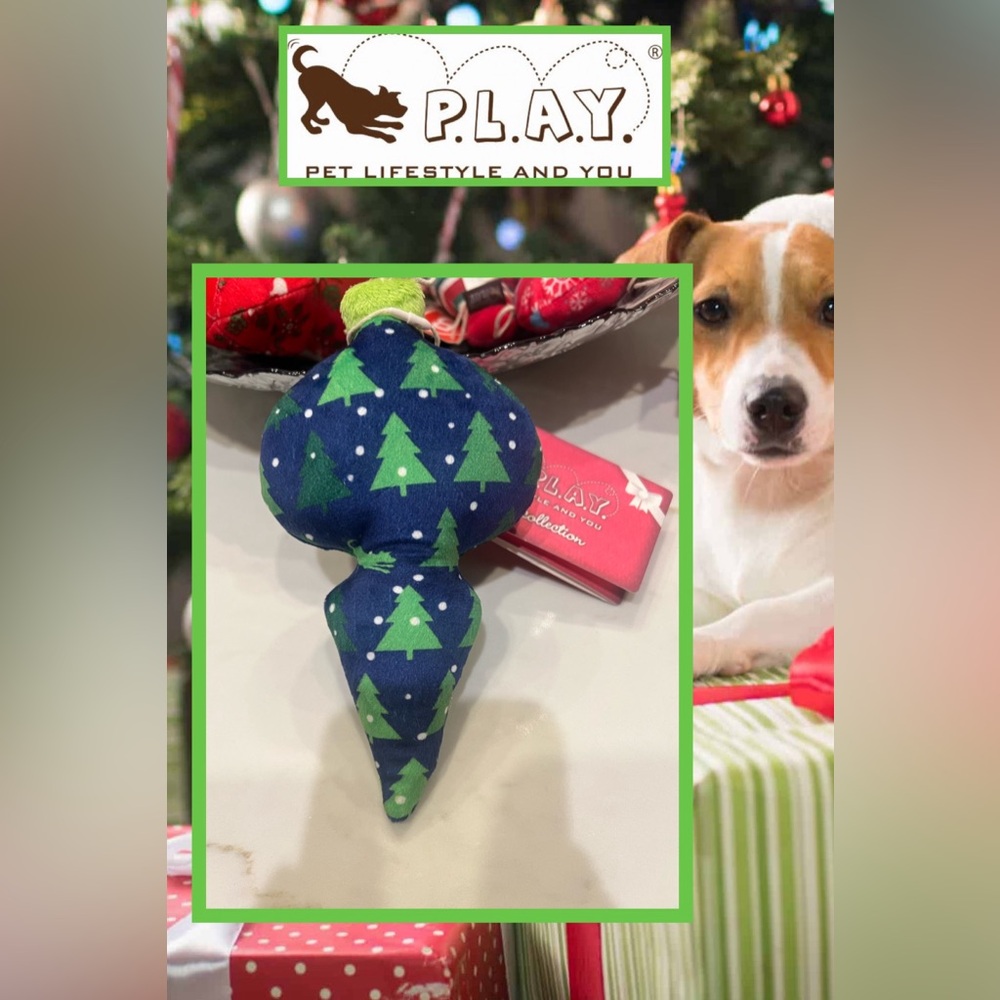 🆕 3/for $20 in a BUNDLE ~ P.L.A.Y. Starlight Starbright  Holiday Dog Toy